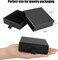Jewelry Gift Boxes, 5 Pack 3.5×3.5x1Inch Cardboard Jewelry Boxes, Bulk Small Jewelry Boxes with Lids for Necklace Ring Earring Display Box (Black)